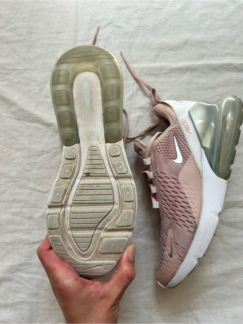Nike Women's Air Max 270 in Dusty Rose - Picture 6 of 6